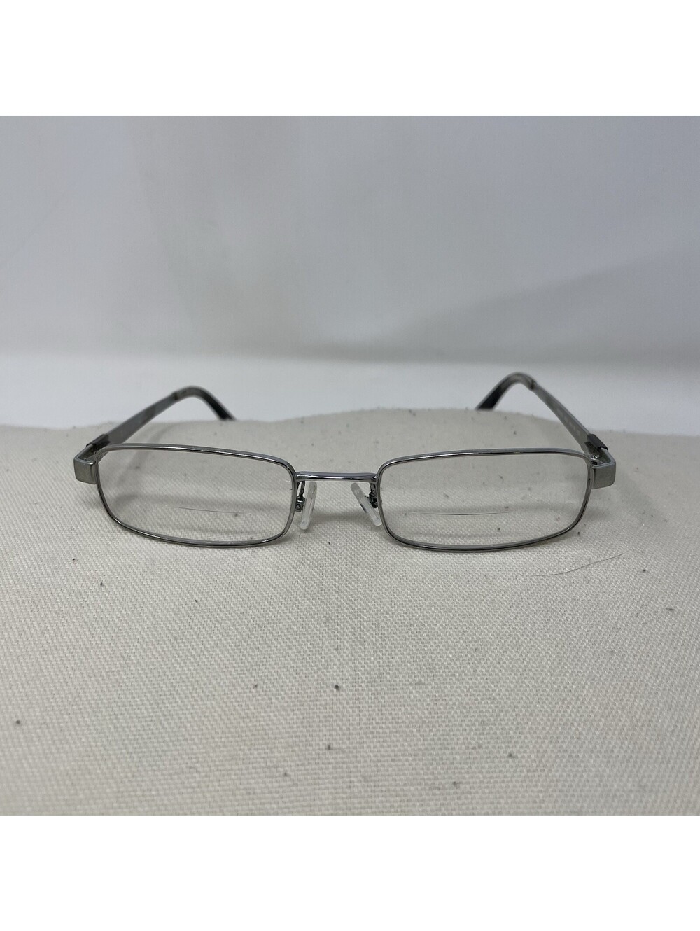 Ray-Ban RB6076 2553 Gunmetal Gray Rectangular Metal Eyeglasses Frames 49-19-135